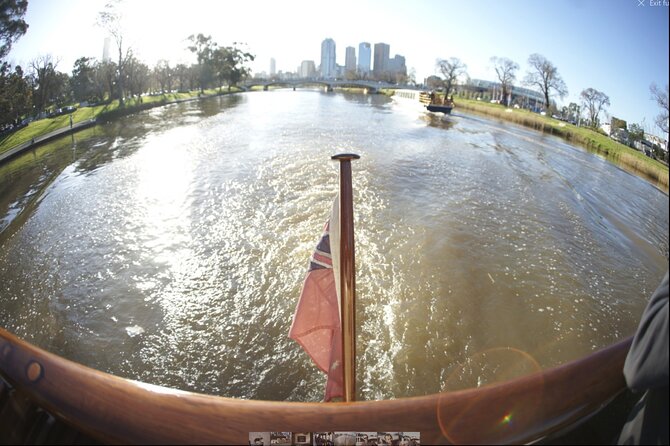 1 Hour Sight seeing Melbourne River Cruise on historic vessel - Downstream Views: SeaLife, the Casino, South Wharf, and Docklands Ships