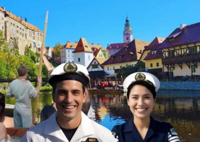 5h All-in SUMMER Tour River Cruise, Castle, Lunch & Treats☀️ - Egon Schiele, the old mill wheel, and Krumlov’s Path of Fame