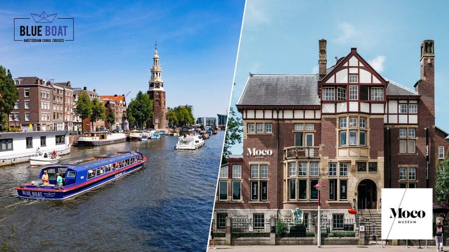 Amsterdam: Canal Cruise and Moco Museum Combined Ticket - A simple game plan for a smooth day