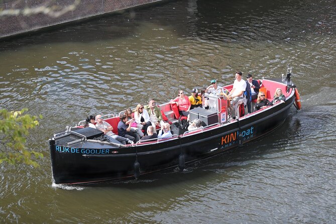 Amsterdam Canal Cruise in Open Boat with Unlimited Drinks Option - Where you begin: Westerkerk and the Jordaan canal-belt vibe