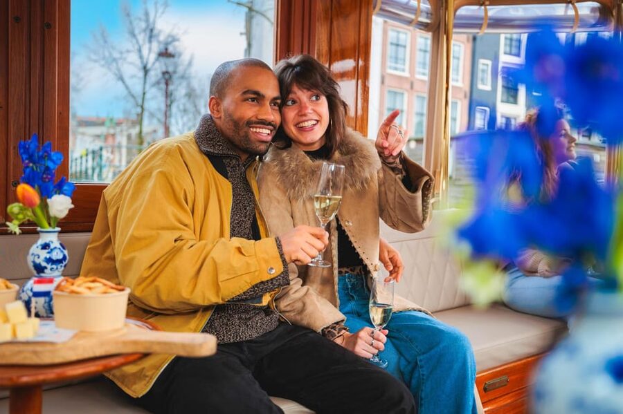 Amsterdam: Canal Cruise with Bubbles & Bites - Maritime Museum, Golden Bend, and the Anne Frank House: What You Get at a Glance
