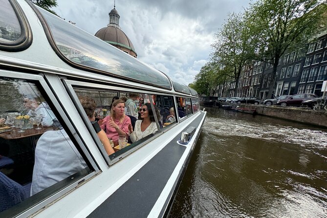 Amsterdam Cheese and Wine Canal Cruise - Getting on board at Amstel 51F and finishing right where you started
