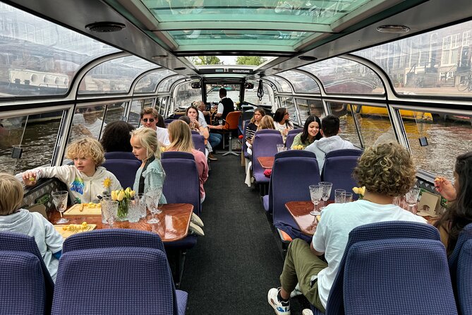 Amsterdam Cheese and Wine Canal Cruise - Westerchurch tower at 87 meters and the crown story