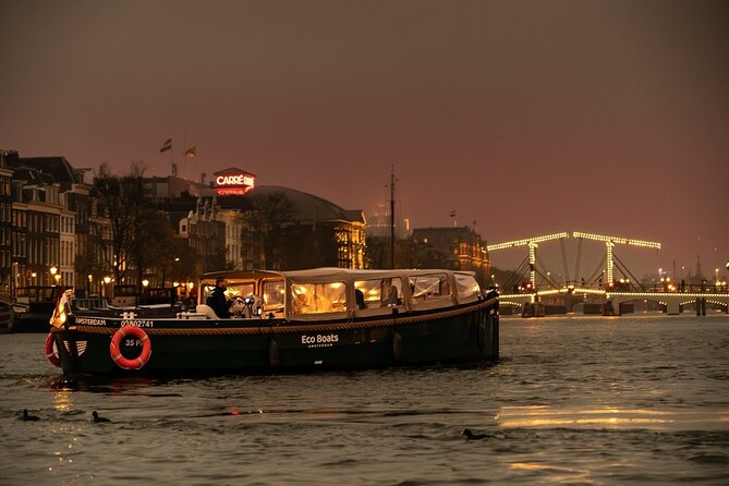 Amsterdam Evening (Sunset) Canal Cruise with optional drinks - Sunset Canal Ring Views on a Small Open Boat