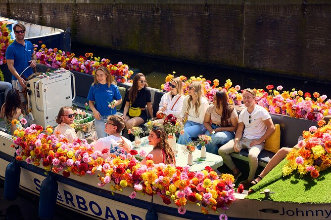Amsterdam Flower Boat Canal Cruise with Local Guide - Sightlines and Seating: The One Drawback I’d Plan Around