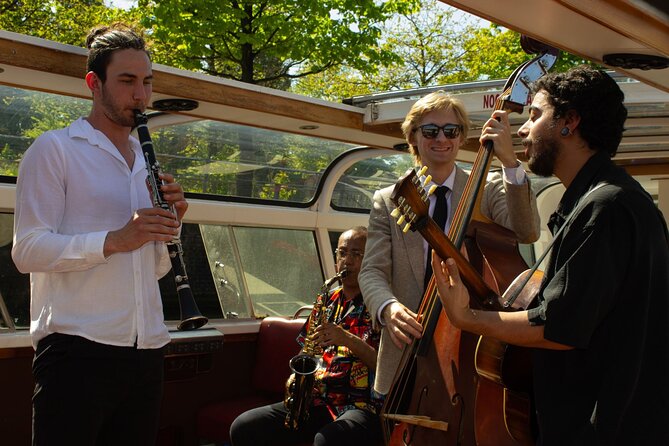 Amsterdam Jazz Canal Cruise with live music - Open-boat comfort vs Amsterdam weather