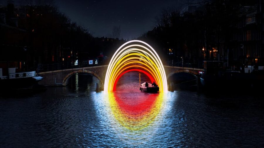 Amsterdam: Light Festival Canal Cruise w/Snack and Hot Drink - Key highlights at a glance