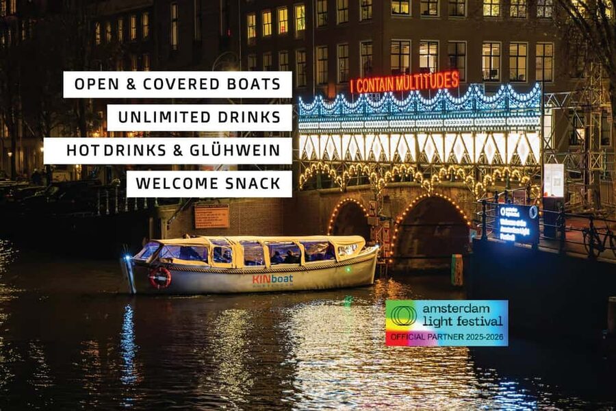 Amsterdam: Light Festival Canal Cruise w/Snack and Hot Drink - Why seeing the Light Festival from a canal matters