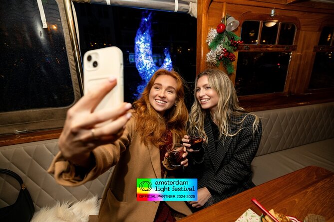 Amsterdam Light Festival: Heated Boat Cruise + Hot Drinks & Bite - Amsterdam Light Festival from the water: why this cruise works