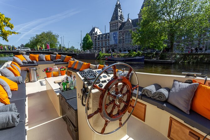 Amsterdam Light Festival: Saloon Boat Cruise + Hot Drinks & Bite - Where you start: National Maritime Museum area