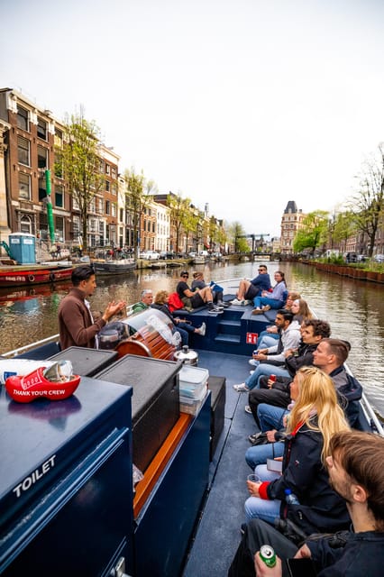 Amsterdam:Old City Canal Cruise with Live Guide and Open Bar - HArt Museum Dock: Getting On Board Without Stress