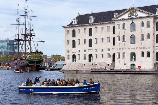 Amsterdam Open Boat Sightseeing Canal Cruise - Meeting Blue Boat Company at Stadhouderskade 501