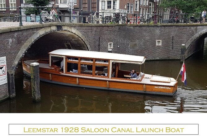 Amsterdam small-group canal cruise in 1920s saloon boat - Anne Frank House Area From the Water: See It, Don’t Pretend It’s the Museum