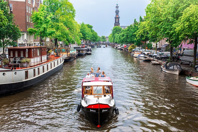 Amsterdam Small-Group Canal Cruise With Dutch Snacks and Drink - Westerkerk, Red Light District, and the big sights from the water