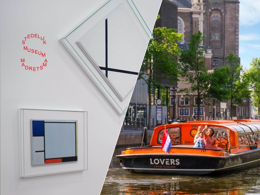 Amsterdam: Stedelijk Museum and 1-Hour Canal Cruise - Skip-the-line entry at Stedelijk Museum (Museumplein 10)