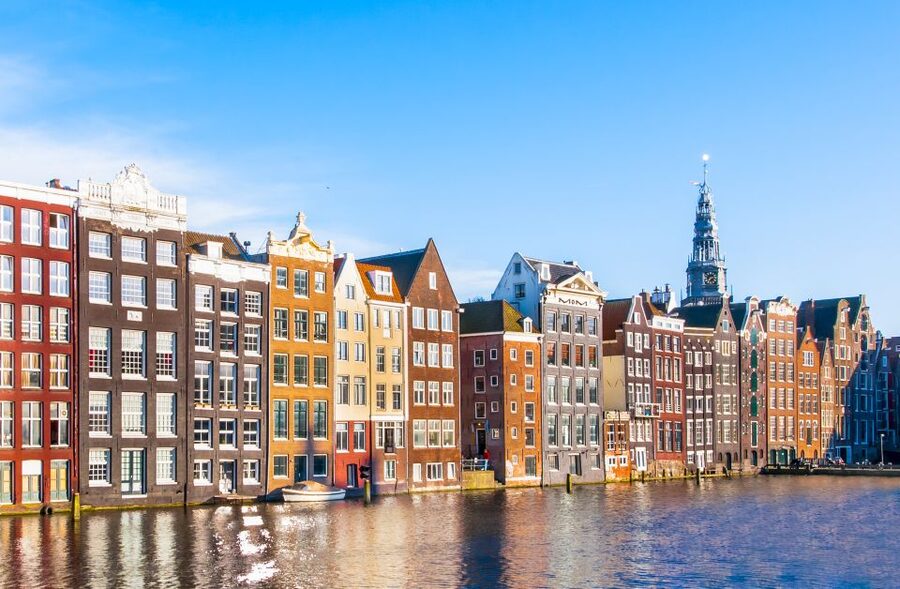 Amsterdam Walking Tour and Canal Cruise - West Church area and the walk toward Anne Frank’s neighborhood