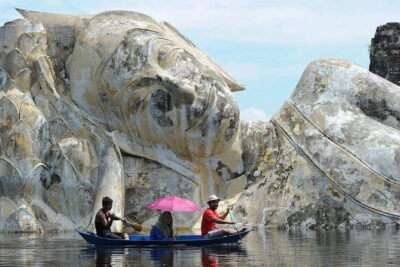 Ancient City & Temples of Ayutthaya ( UNESCO ) by River Cruise with Buffet Lunch - Wat Lokayasutharam: spotting Thailand’s big reclining Buddha