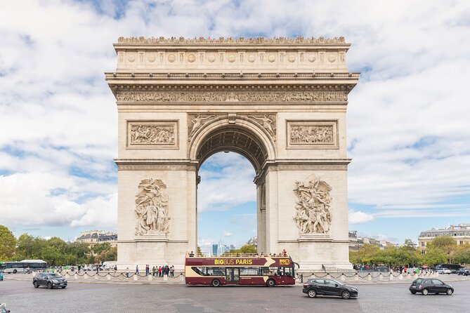 Arc de Triomphe, Hop-On Hop-Off Bus and optional River Cruise - Big Bus open-top ride: turning 15 stops into your personal itinerary