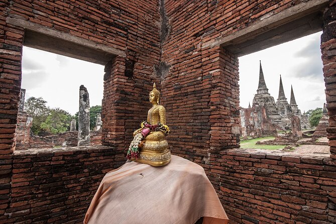 Ayutthaya Temples and River Cruise from Bangkok - Wihan Phra Mongkhon Bophit: The 12.45-Meter Bronze Buddha
