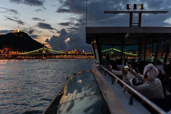Budapest Danube River Sightseeing Night Cruise with Drink - Drinks on board: the welcome glass and a Champagne reality check