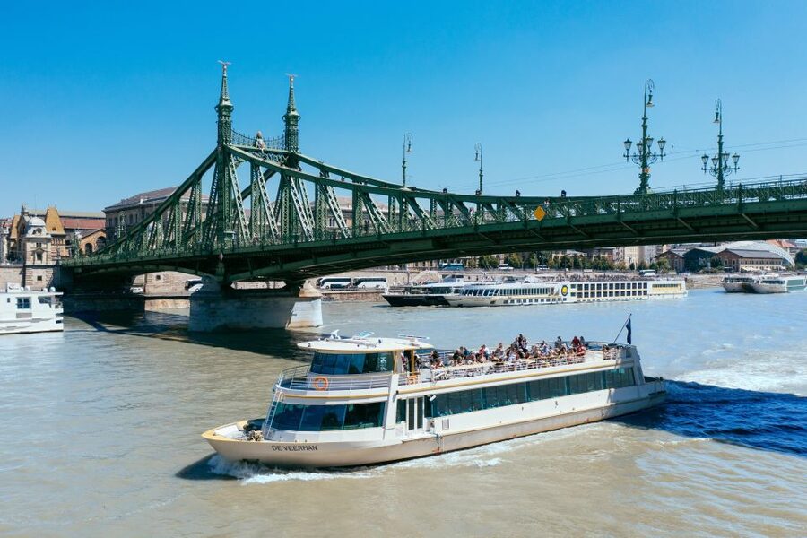 Budapest: Day or Night River Cruise on Panoramic Boat - Müpa Budapest and the Return Views Toward Central Pest