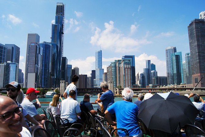 Chicago Architecture Center River Cruise aboard First Lady - First Lady Comfort: Heated Lower Deck, Open-Air Upper Views