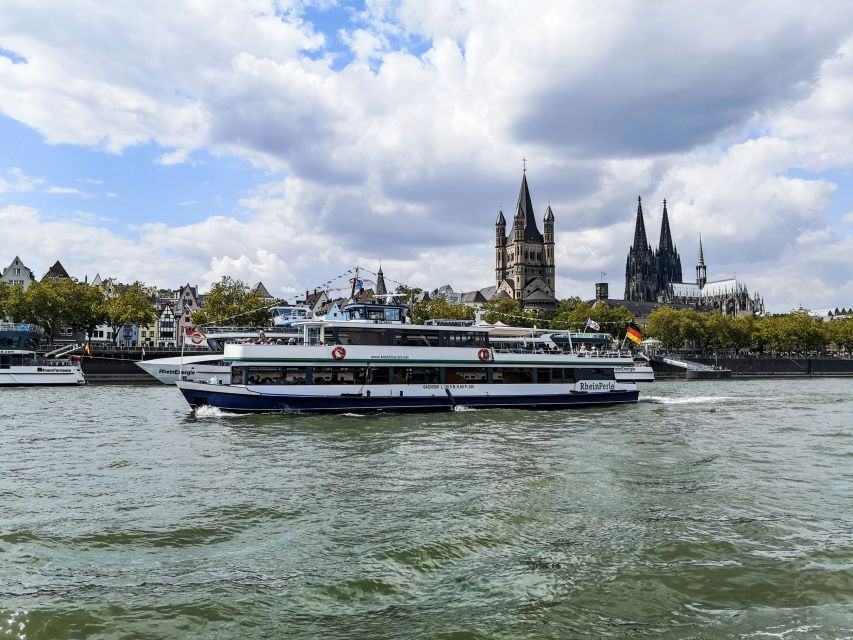 Cologne: Top Sights Rhine River Cruise - Skyline Tour - Cathedral and Old Town from the water: the view that sells the trip
