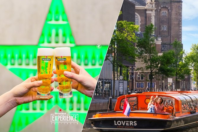 Combo Ticket: Heineken Experience Amsterdam and 1h Canal Cruise - Heineken Experience: interactive beer history with included drinks