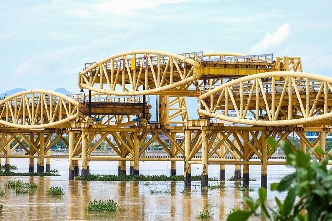 Da Nang Night Foodie Tour City and Han River Cruise By Private - APEC Park with kite-shaped views: photos that feel calmer than the bridges