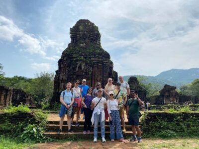Danang: My Son Sanctuary and River Cruise 7.30 am/12.30 pm - Morning tour timing (7:30) and the local-house lunch plan