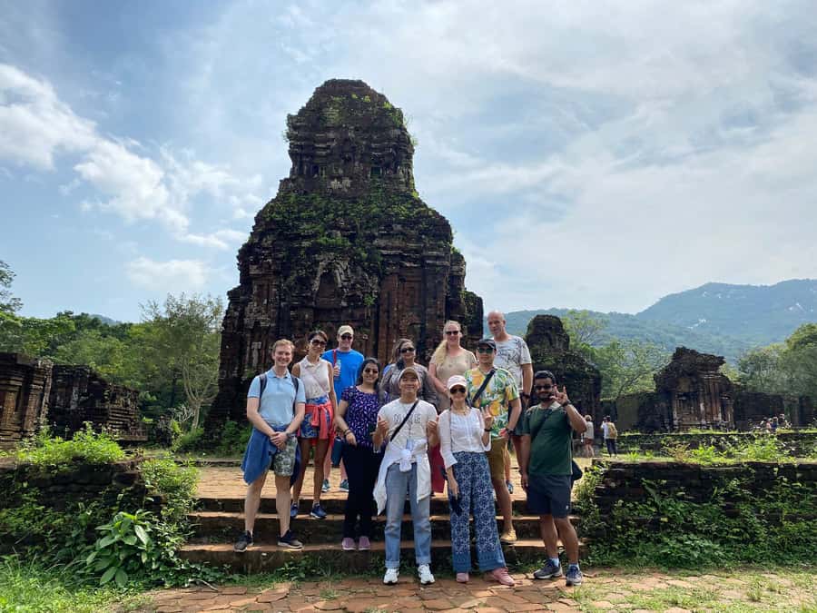 Danang: My Son Sanctuary and River Cruise 7.30 am/12.30 pm - Morning tour timing (7:30) and the local-house lunch plan
