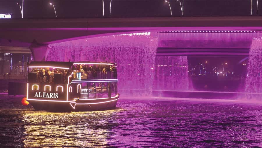 Dubai: Water Canal Cruise and La Perle Show with Dinner - Boarding at Al Faris: timing and where you actually start