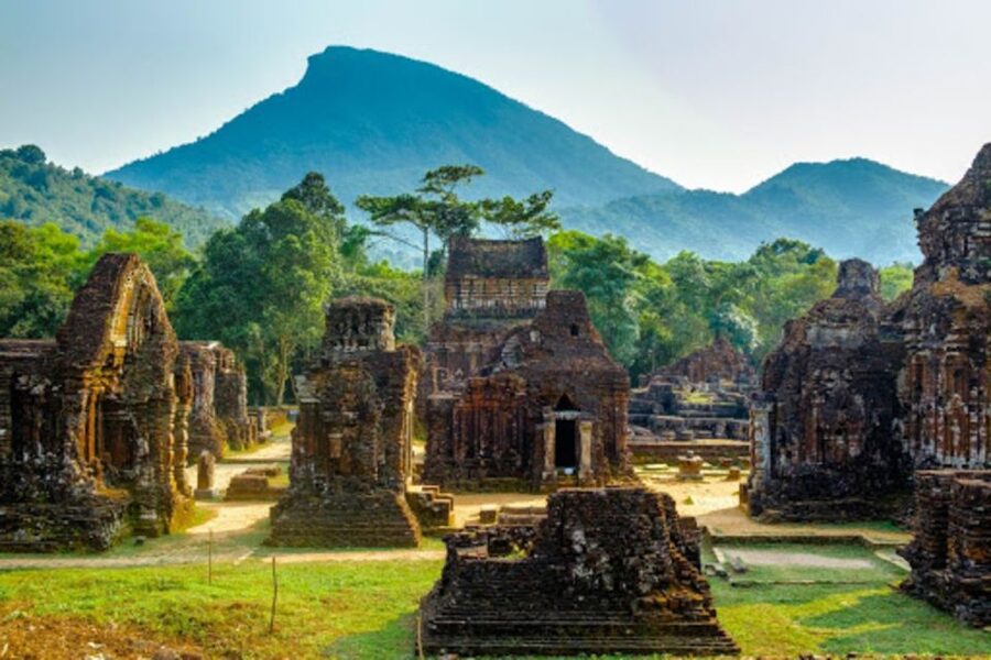 From Hoi An: Discover My Son Sanctuary & Sunset River Cruise - Returning to Hoi An by boat on the Thu Bon River