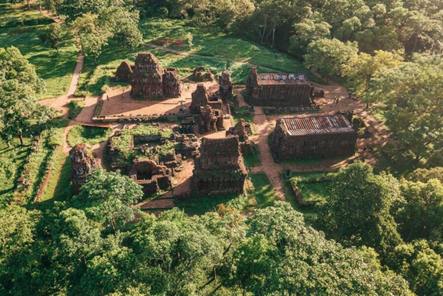 From Hoi An: Discover My Son Sanctuary & Sunset River Cruise - My Son Sanctuary: the 2km walk that turns ruins into a story