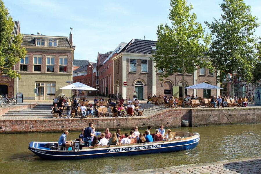Groningen: Open Boat City Canal Cruise - Where you start: Schuitendiep 82 and Boot Groningen
