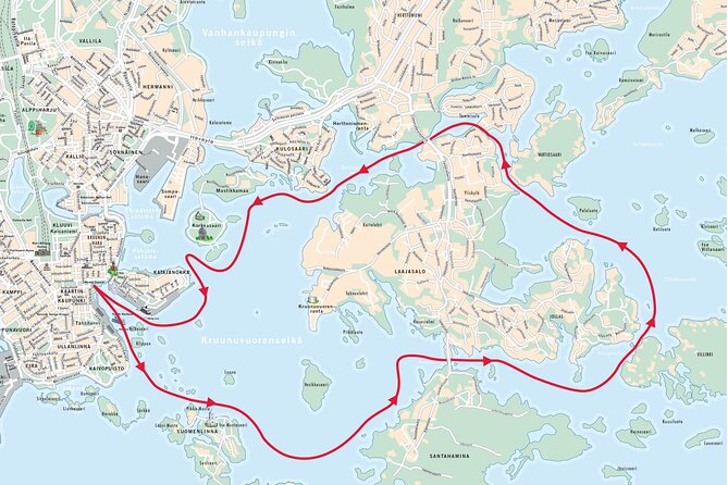 Helsinki Canal Cruise - Listening to the onboard guide: good coverage, not always easy audio