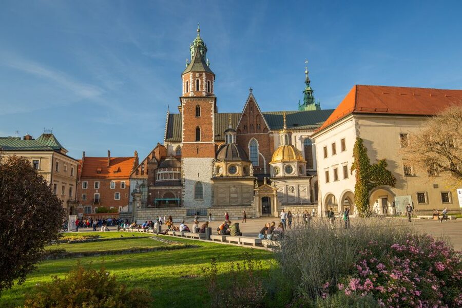 Krakow: Guided Wawel Tour, Lunch, and Vistula River Cruise - Vistula River cruise from a modern catamaran: views plus an audio layer