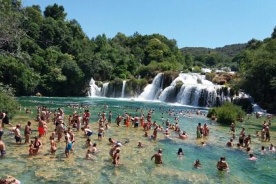 Krka Waterfalls with 30min river cruise from Split or Kaštela - Getting to Krka: bus logistics done for you