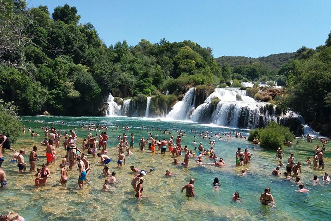 Krka Waterfalls with 30min river cruise from Split or Kaštela - Getting to Krka: bus logistics done for you