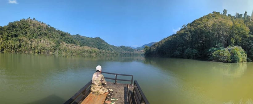 Luang Prabang to Nong Khiaw: River Cruise, Hike & Waterfall - Nong Khiaw at dusk: Sunset by boat is the payoff