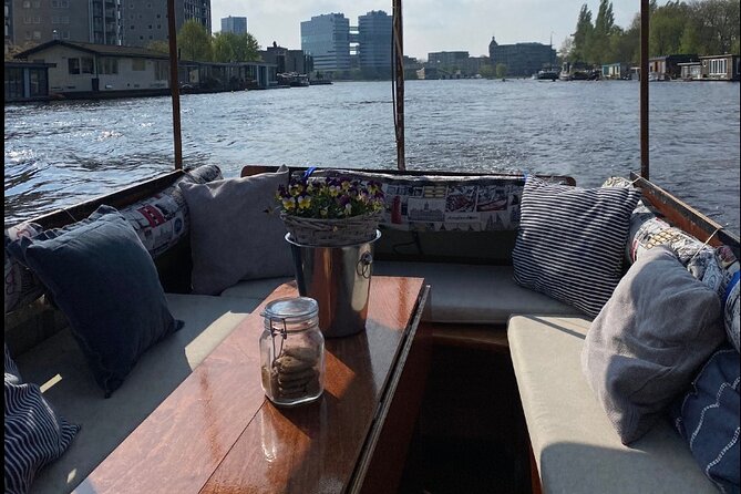 Luxury Amsterdam Canal Cruise – Unlimited Cocktails Included (1H) - Old harbor to NEMO Museum: modern Amsterdam appears mid-cruise