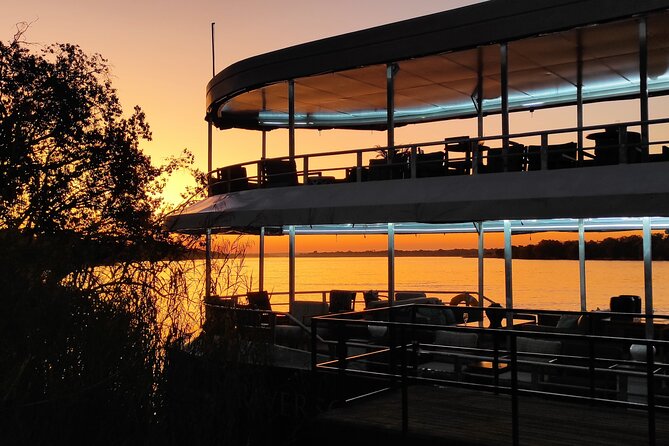 Luxury Sunset River Cruise on the Zambezi - Getting on board: sofas, double-deck views, and the vibe