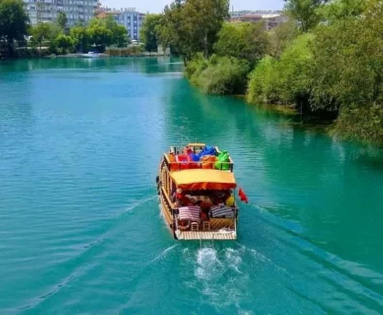 Manavgat River Cruise & Bazaar +Waterfall Tour: Side, Alanya - How the Manavgat River cruise feels: swim, sun, and a slow boat