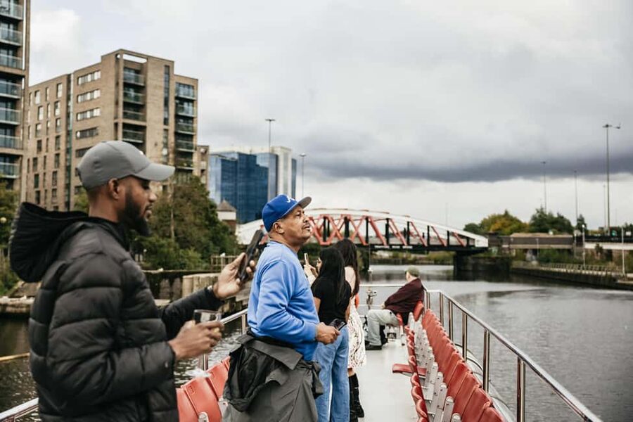 Manchester: Canal & River Cruise - Old Trafford and MediaCityUK: the city’s sports and screens, side by side