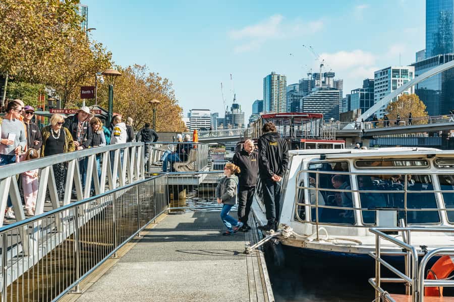 Melbourne: 2-Hour City Highlights River Cruise - Downriver landmarks: Docklands, Crown, the convention precinct, and Polly Woodside