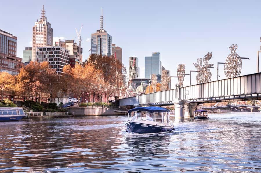 Melbourne: Private Yarra River Cruise w/ Cheese & Wine - Docklands boarding: private charter energy, easy to find