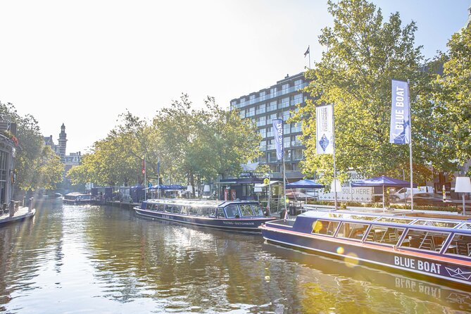 Moco Museum Amsterdam Entry and 75-minute Canal Cruise - Landmarks you’ll spot from the water: Westerkerk to A’DAM LOOKOUT