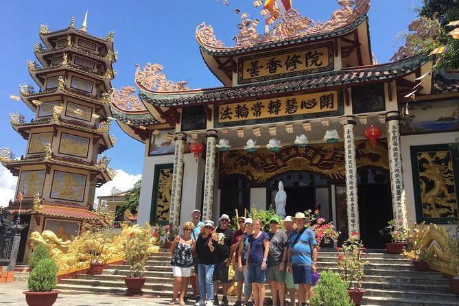 Nha Trang Private Authentic Sunset River Cruise for a nice dinner - The Evening Plan: Ponagar Temple, Tuk-Tuk, Weaving, and the Orphanage Pagoda