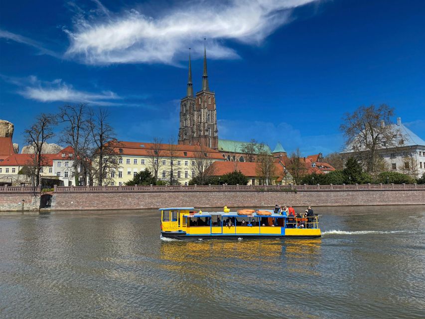 Oder river cruise and walking tour of Wroclaw - 3 Hours Total: Hotel Pickup, Walking Tempo, Then Boat Time