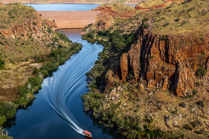 Ord River Cruise Experience with Riverside Lunch - The Ord River from the water: why it feels so close-up